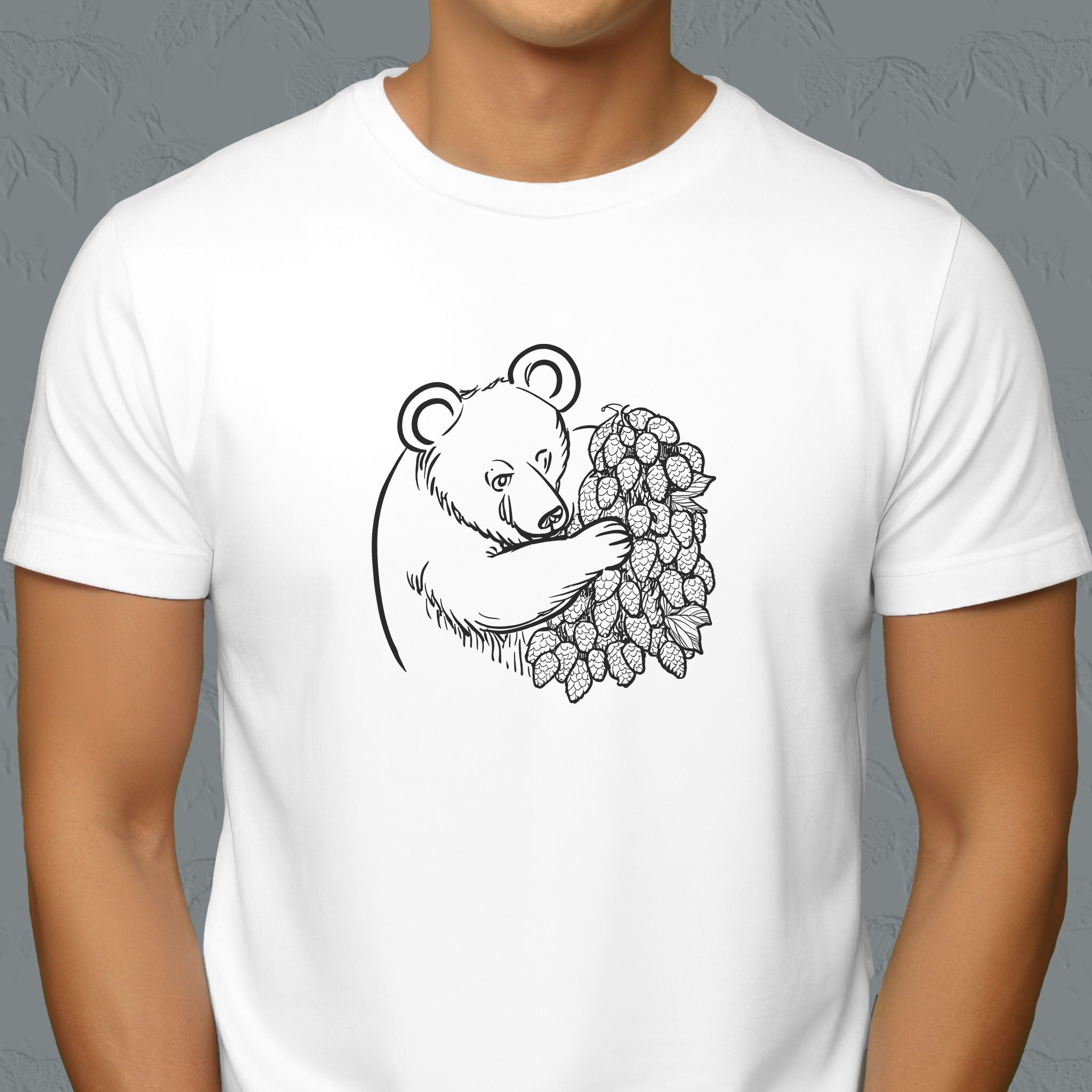 Bear Essentials Black Outline Part 2 - Beer Shirt