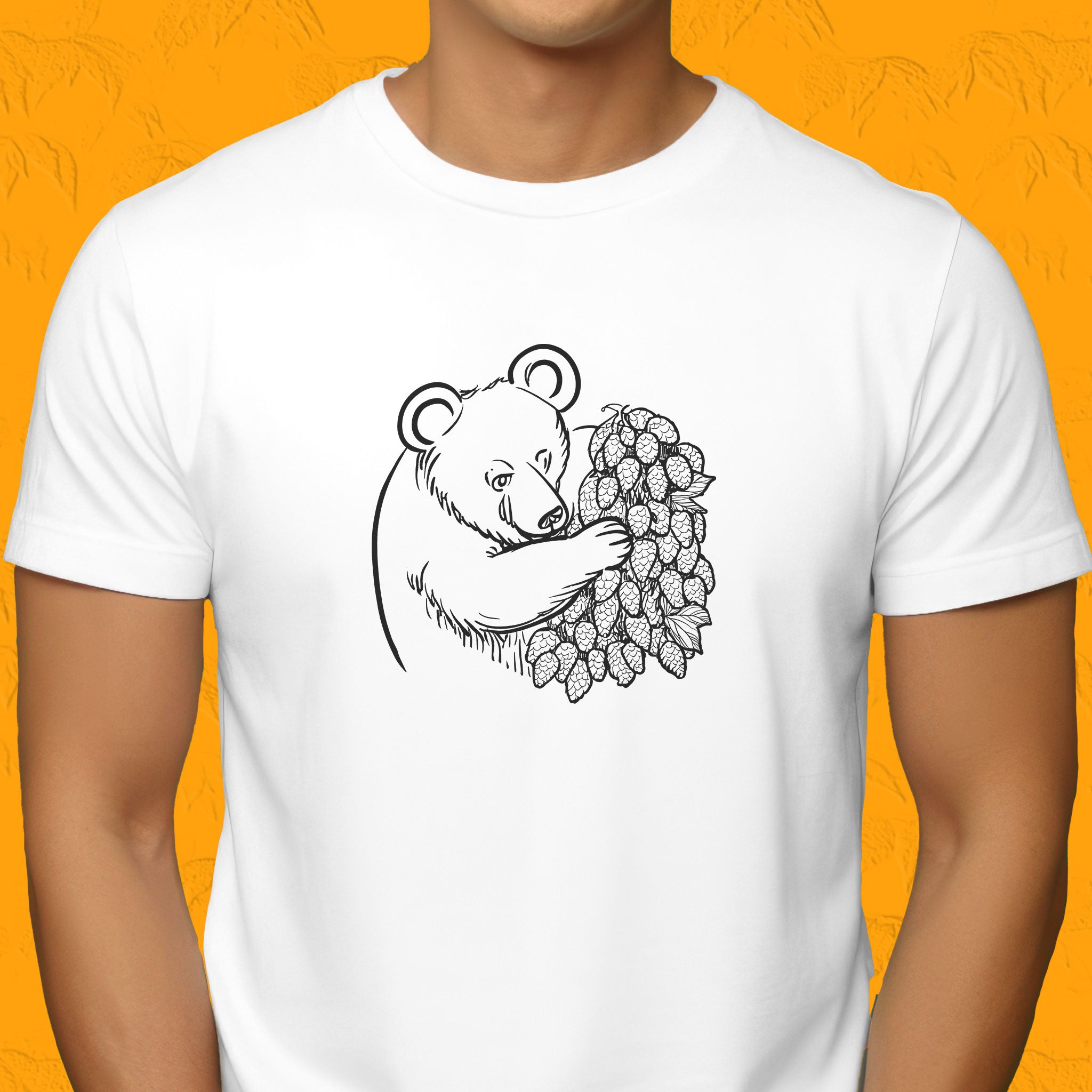 Bear Essentials Black Outline Part 2 - Beer Shirt