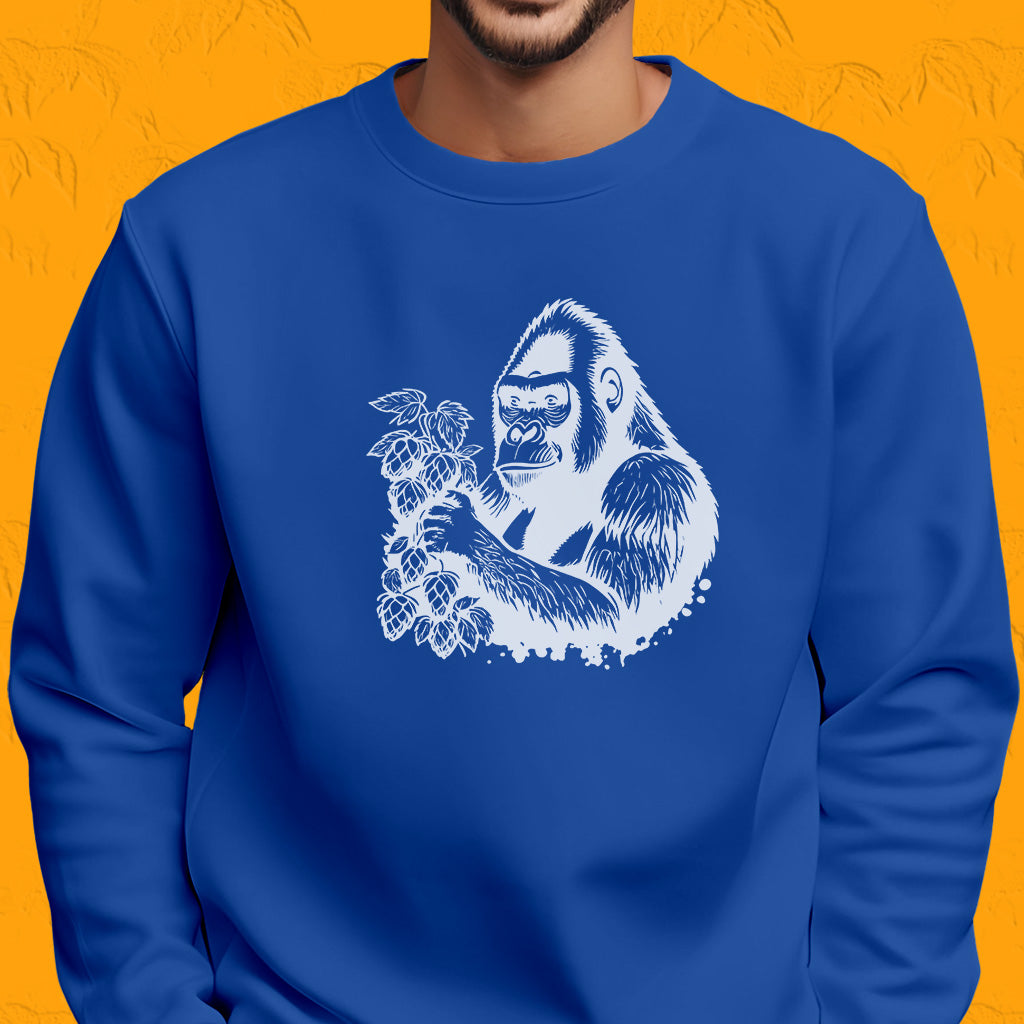 Gorilluminati White Outline Part 2 - Beer Sweatshirt